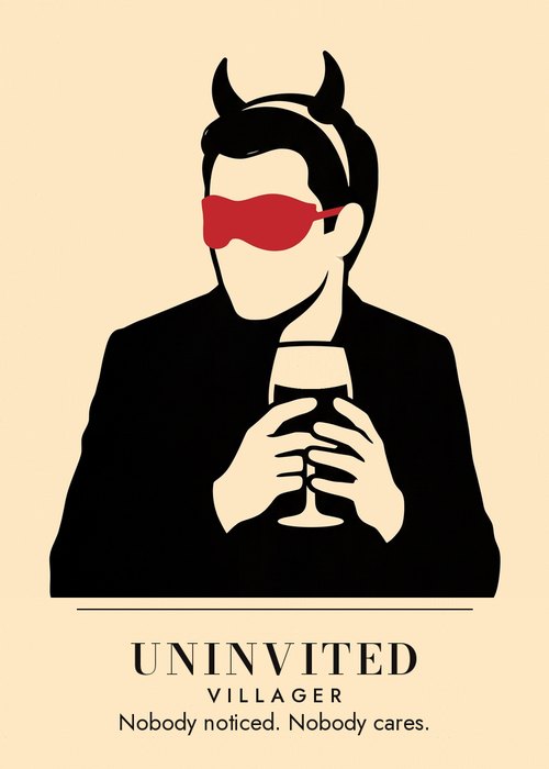Uninvited. Nobody noticed. Nobody cares.